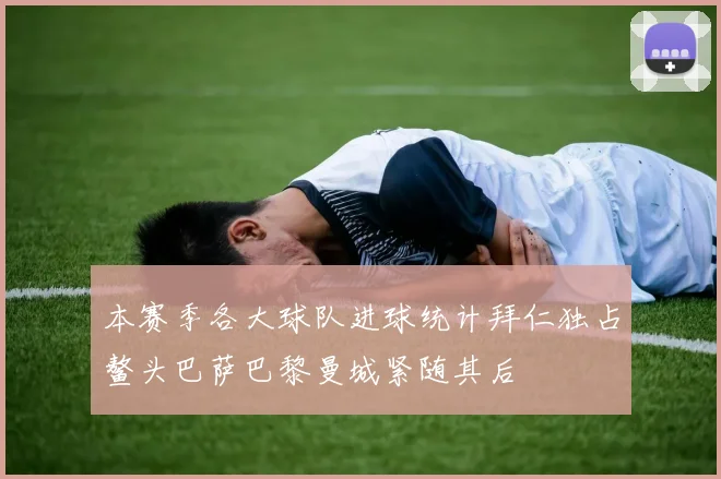 本赛季各大球队进球统计拜仁独占鳌头巴萨巴黎曼城紧随其后